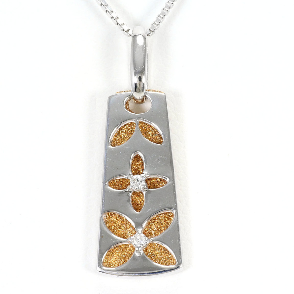 VINTAGE 18k Gold Diamond Necklace
